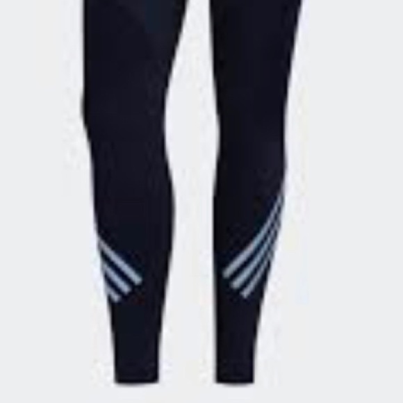 ADIDAS Believe  This Running w/ Reflective Stripe High Rise 7/8 Leggings - Picture 2 of 9